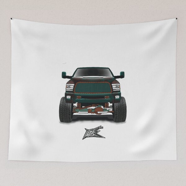 Item preview, large lifted american v8 diesel truck rust look  designed and sold by NaquashM.
