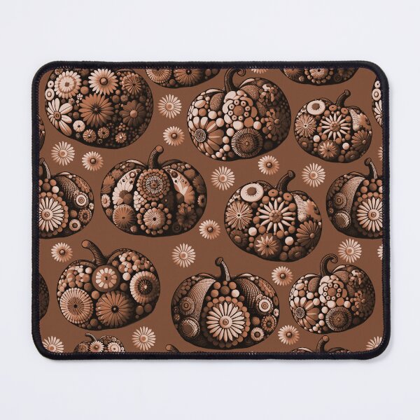 Item preview, Floral Pumpkins Brown designed and sold by SilverPegasus.