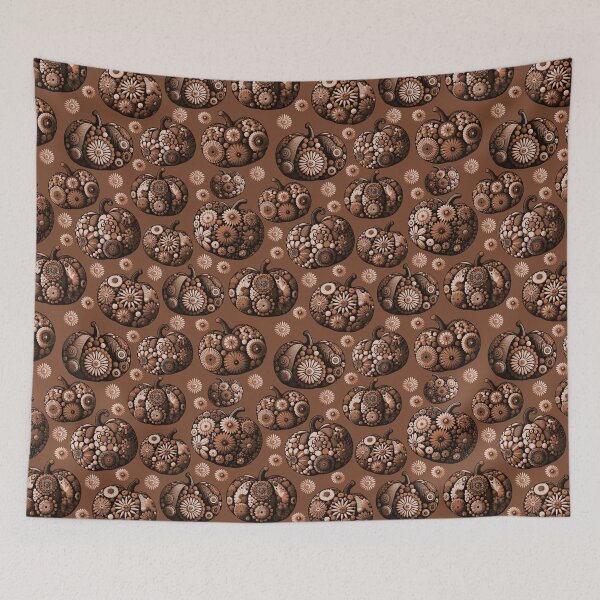 Item preview, Floral Pumpkins Brown designed and sold by SilverPegasus.