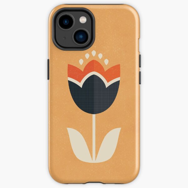 Item preview, Retro Tulip - Orange and Cream designed and sold by Daisy Beatrice.
