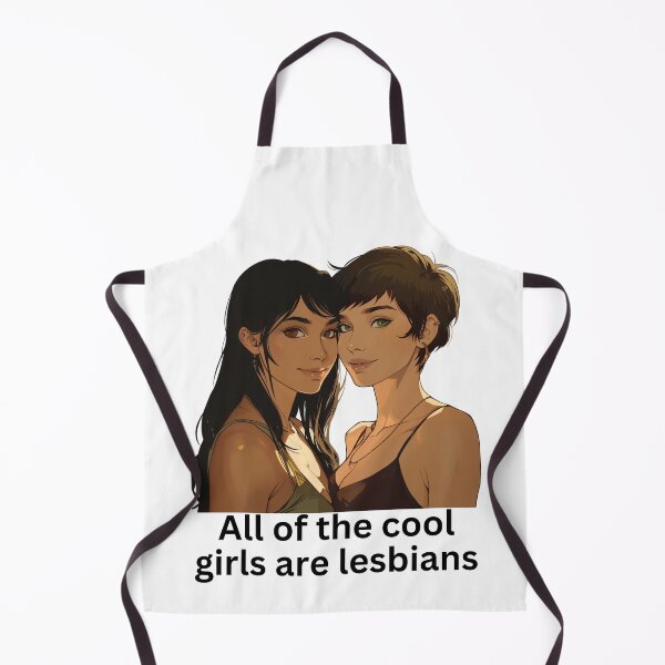 Item preview, All of the Cool Girls Are Lesbian - Lesbian Typography designed and sold by Travelslightly.