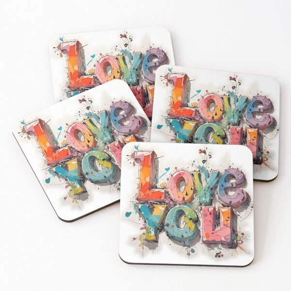 Item preview, Love You A Colorful Expression of Affection designed and sold by oreundici.