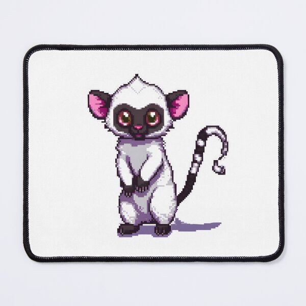 Item preview, Cute Lemur Pixelized designed and sold by RetroPop23.