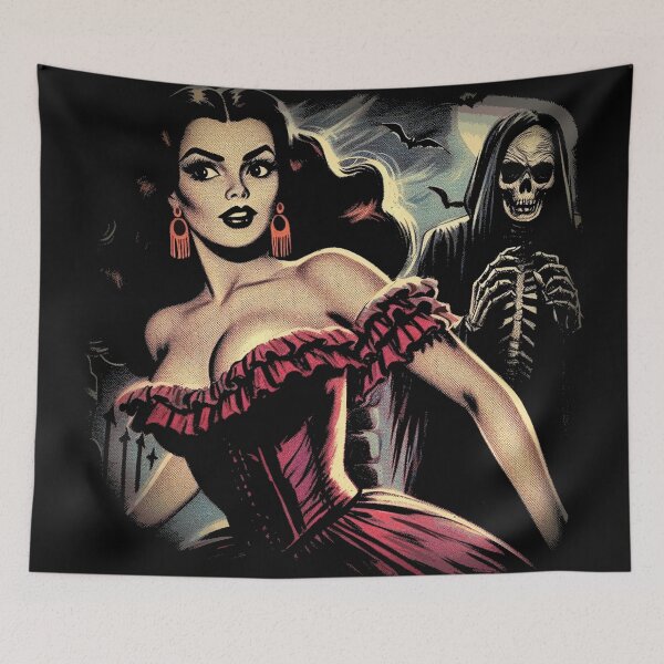 Item preview, Vintage Horror Woman designed and sold by PulpVintage.