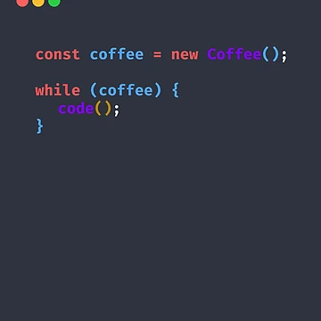 Artwork thumbnail, While Coffee Code Funny Programmer by Kannan-Ravi