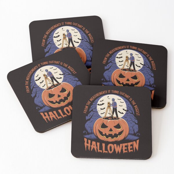 Item preview, Halloween surveyor on a pumpkin designed and sold by NextDoorShoop.