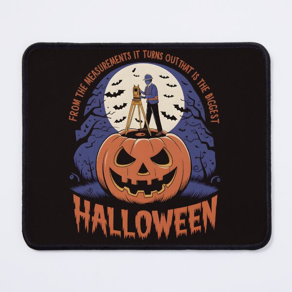 Item preview, Halloween surveyor on a pumpkin designed and sold by NextDoorShoop.