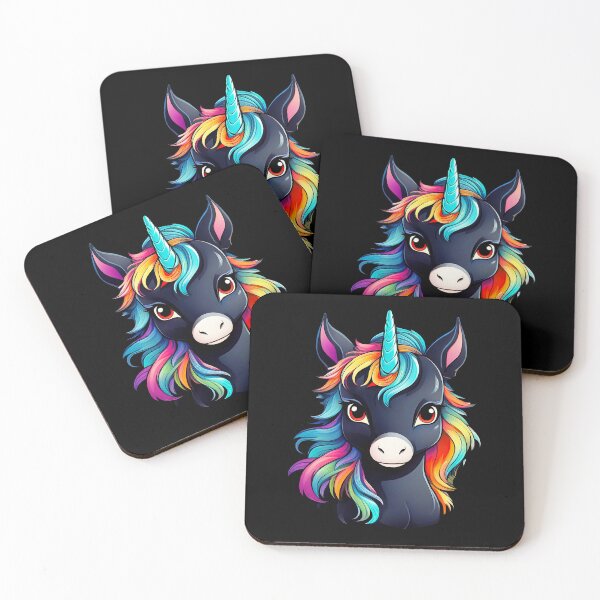 Item preview, Cute Baby Black Unicorn designed and sold by Kspirit Designs.