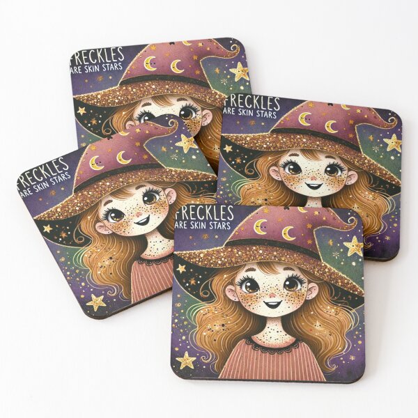 Item preview, Freckles are skin stars | celestial anime art designed and sold by KukitoHandmade.