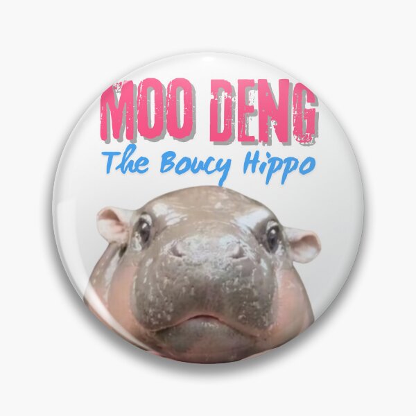 Item preview, Moodeng the Boucy Hippo designed and sold by PatherineStore.