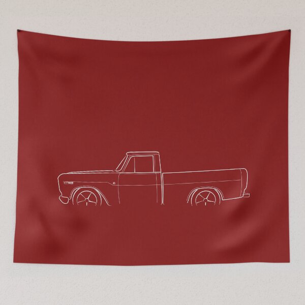 Item preview, International Harvester 1000 - profile stencil, white designed and sold by mal-photography.