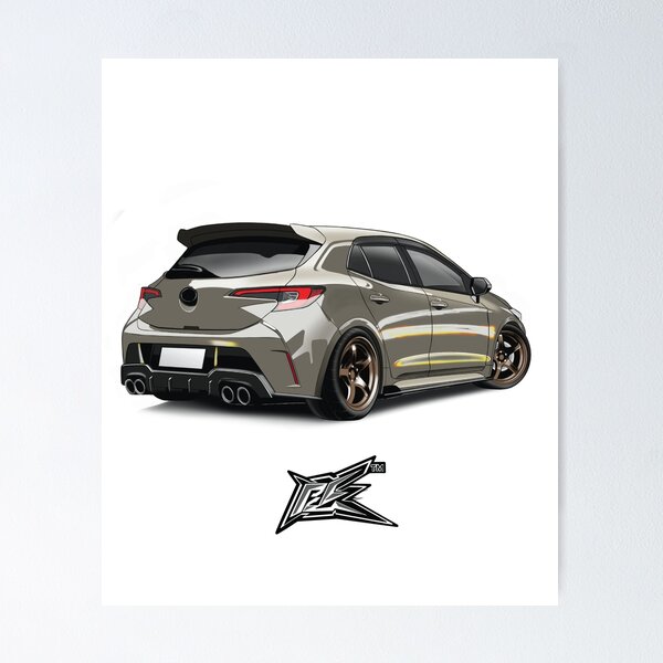 Item preview, toyota corolla e210 rear beige  designed and sold by NaquashM.