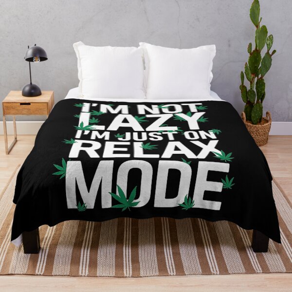 Item preview, I'm Not Lazy Just On Relax Mode - Black designed and sold by JLEmporium.