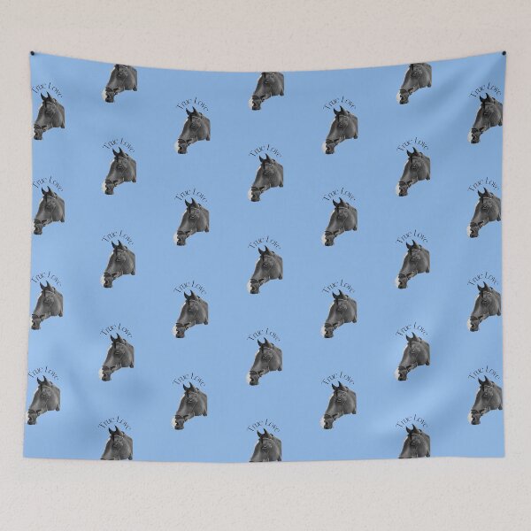 Item preview, 'True Love' black and white horse  designed and sold by Jennifer Morcom.
