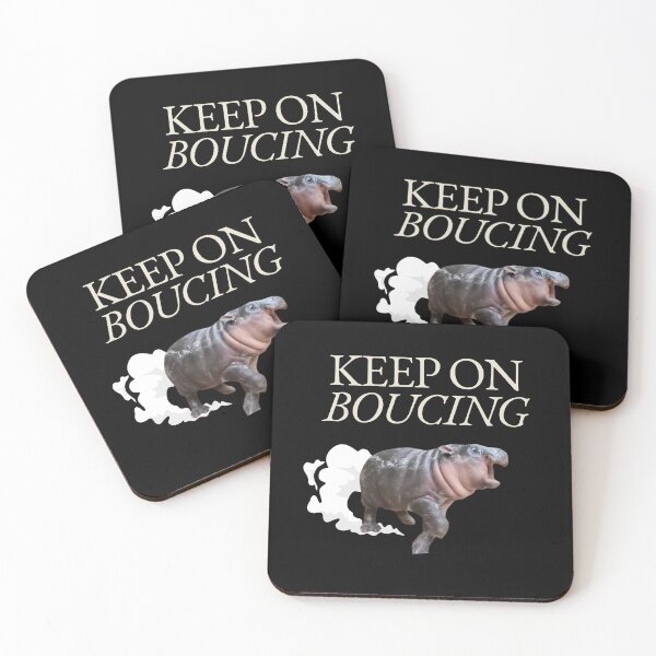 Item preview, Moodeng the Boucy Hippo, keep on boucing designed and sold by PatherineStore.