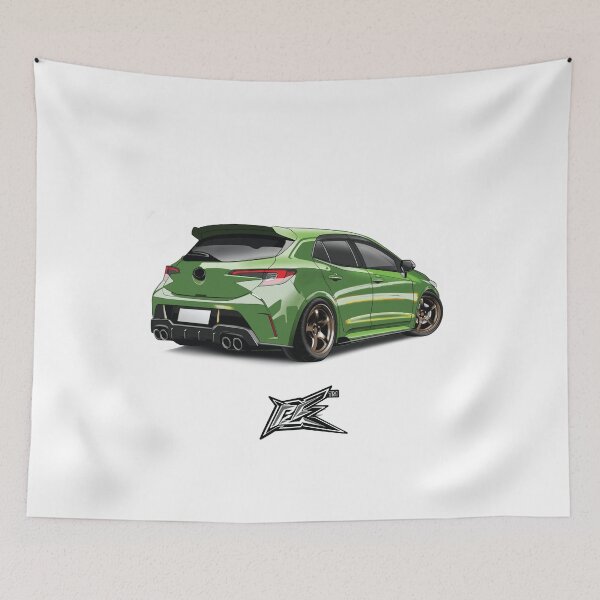 Item preview, toyota corolla e210 rear green  designed and sold by NaquashM.