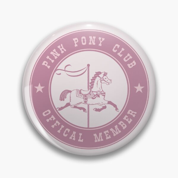 Item preview, Copy of Pink Pony Emblem - Dark Pink  designed and sold by Moth and Match.