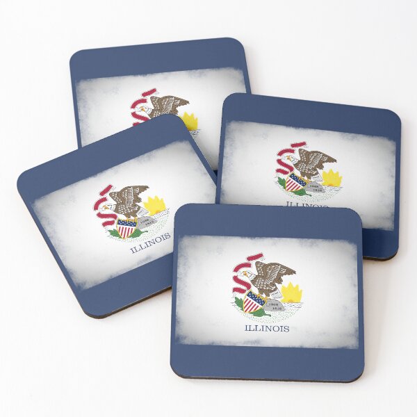 Item preview, Illinois - Flag of State designed and sold by Amazing States of America.