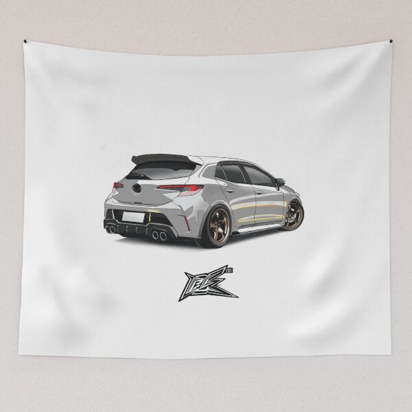 Item preview, toyota corolla e210 rear white  designed and sold by NaquashM.