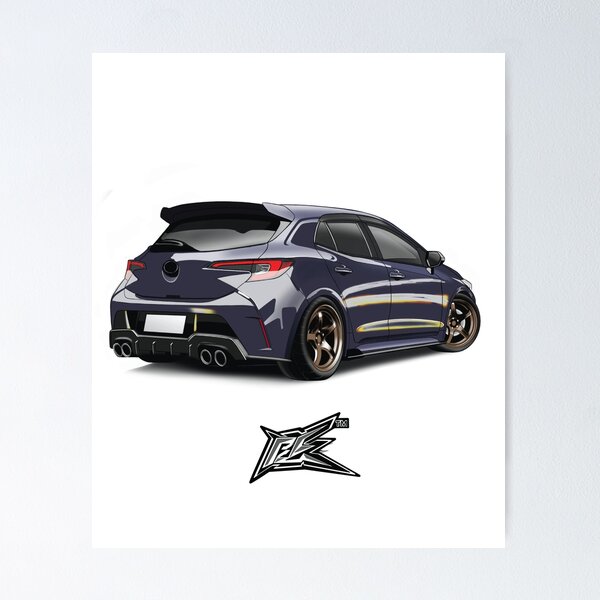 Item preview, toyota corolla e210 rear purple  designed and sold by NaquashM.