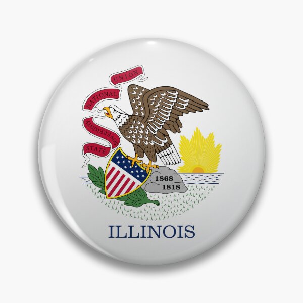 Item preview, Illinois - Flag of State designed and sold by Amazing States of America.