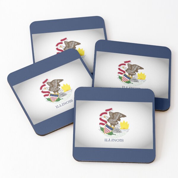 Item preview, Illinois - Flag of State designed and sold by Amazing States of America.