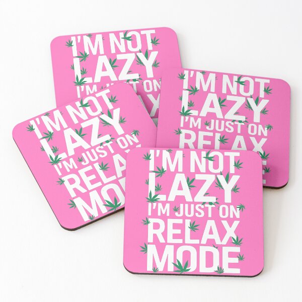 Item preview, I'm Not Lazy Just On Relax Mode - Pink designed and sold by JLEmporium.