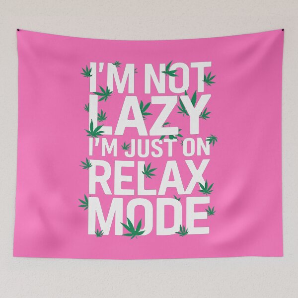 Item preview, I'm Not Lazy Just On Relax Mode - Pink designed and sold by JLEmporium.