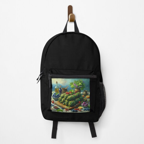 Item preview, Stuffed Grape Leaves Impressionism Art Style designed and sold by artofuniverse.
