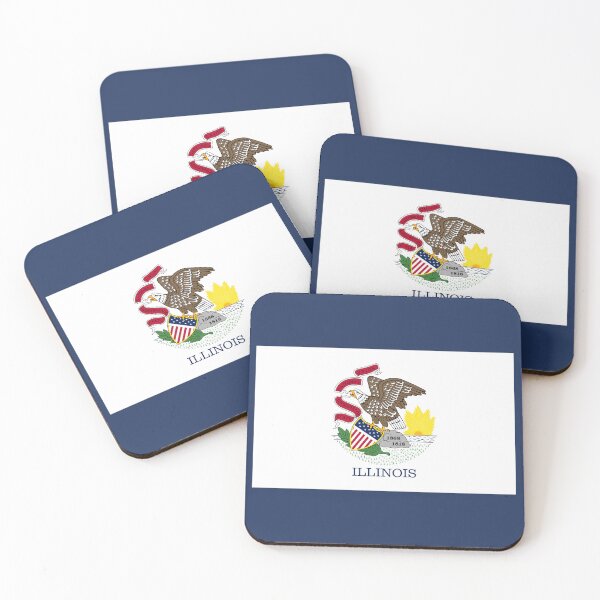 Item preview, Illinois - Flag of State designed and sold by Amazing States of America.