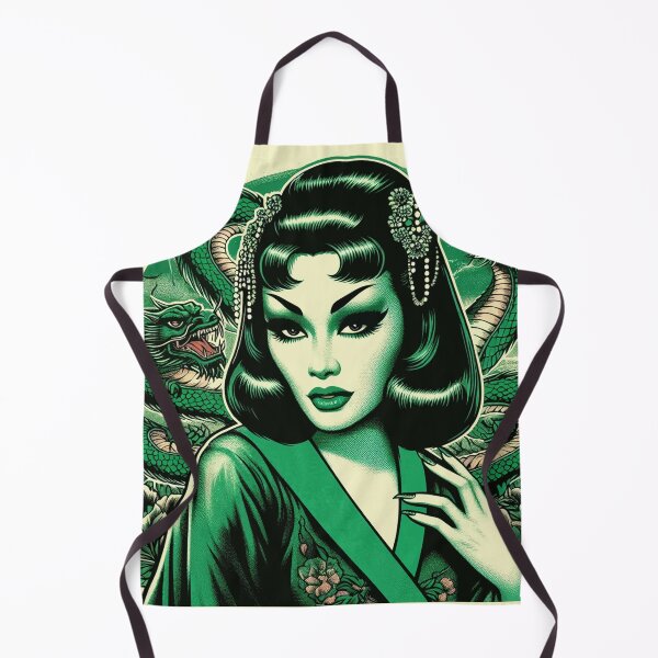 Item preview, Dragon Oriental Girl designed and sold by PulpVintage.