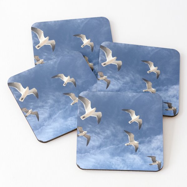 Item preview, Seagulls flying against the sky designed and sold by Christine  Wilson Photos.