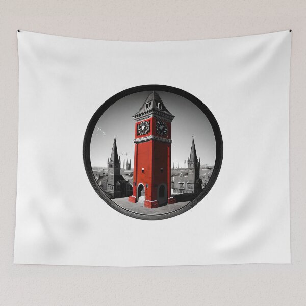 Item preview, A Blood splattered clocktower designed and sold by creative-cub.