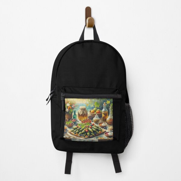 Item preview, Stuffed Grape Leaves Impressionism Art Style designed and sold by artofuniverse.