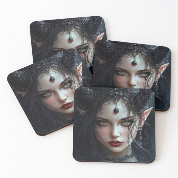 Item preview, The Enchantress of Shadows: Crimson Witch in the Dark Woods designed and sold by oanaunciuleanu.