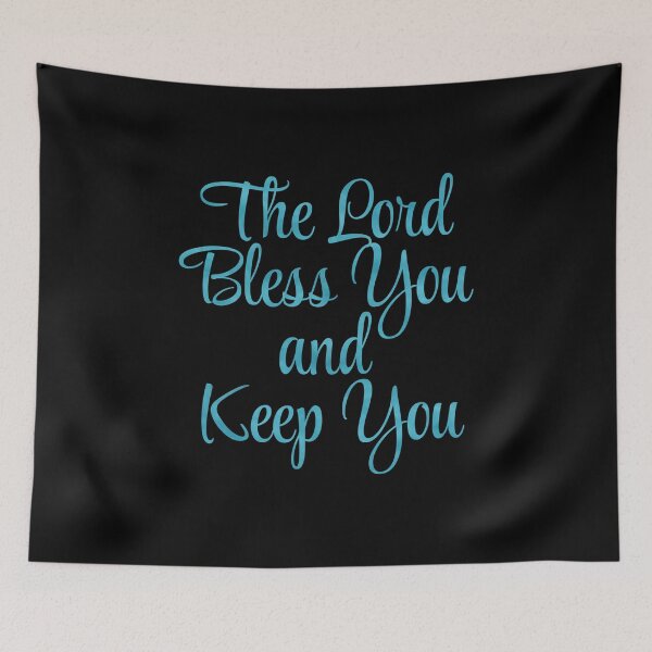 Item preview, The Lord Bless You and Keep You Christian Typography Design designed and sold by Our Bible Journey.