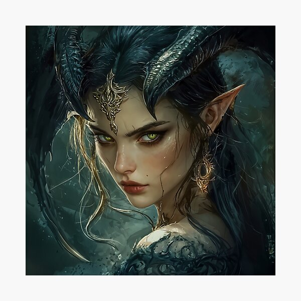 Item preview, The Enchantress of Shadows: Crimson Witch in the Dark Woods designed and sold by oanaunciuleanu.