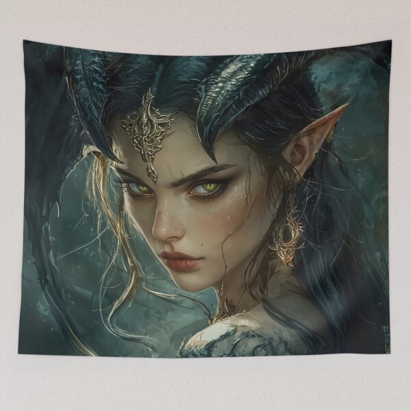 Item preview, The Enchantress of Shadows: Crimson Witch in the Dark Woods designed and sold by oanaunciuleanu.