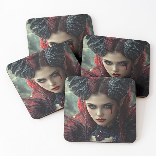 Item preview, The Enchantress of Shadows: Crimson Witch in the Dark Woods designed and sold by oanaunciuleanu.