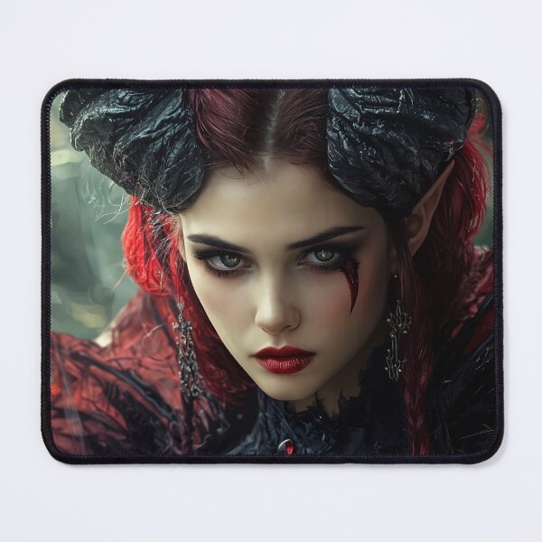 Item preview, The Enchantress of Shadows: Crimson Witch in the Dark Woods designed and sold by oanaunciuleanu.