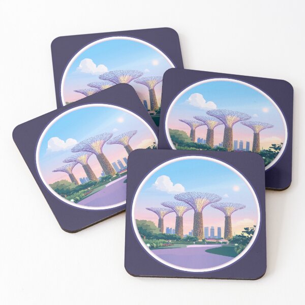 Item preview, Dreamy Singapore Supertrees in Gardens by the Bay designed and sold by SotaVibes.