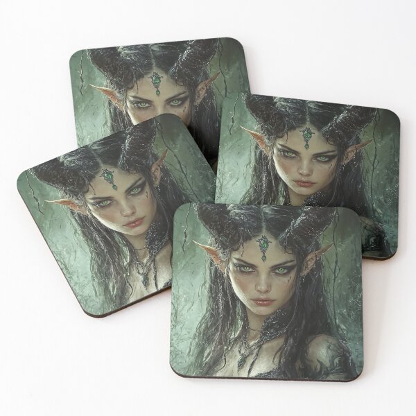 Item preview, The Enchantress of Shadows: Crimson Witch in the Dark Woods designed and sold by oanaunciuleanu.