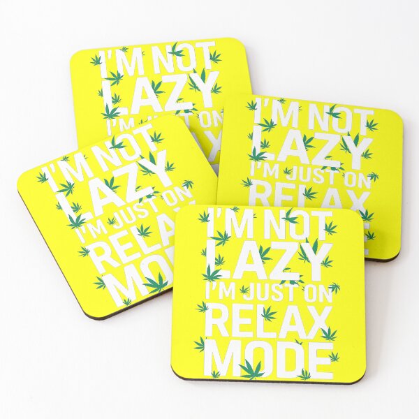 Item preview, I'm Not Lazy Just On Relax Mode - Yellow designed and sold by JLEmporium.