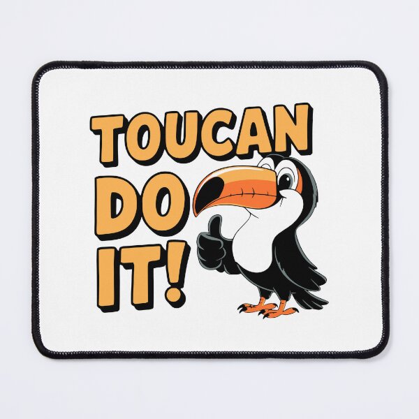 Item preview, Toucan Do It! Cute Toucan Pun designed and sold by PMCreative.