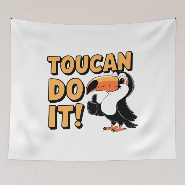 Item preview, Toucan Do It! Cute Toucan Pun designed and sold by PMCreative.