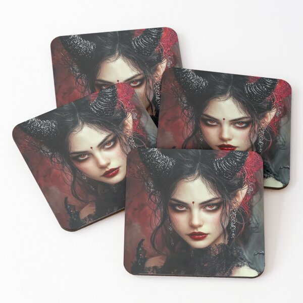 Item preview, The Enchantress of Shadows: Crimson Witch in the Dark Woods designed and sold by oanaunciuleanu.