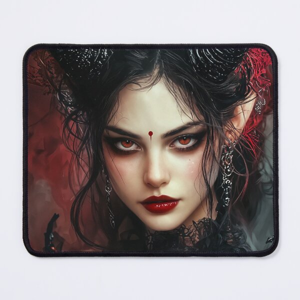Item preview, The Enchantress of Shadows: Crimson Witch in the Dark Woods designed and sold by oanaunciuleanu.