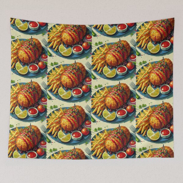 Item preview, Chicken Kiev Impressionism Art Style designed and sold by artofuniverse.