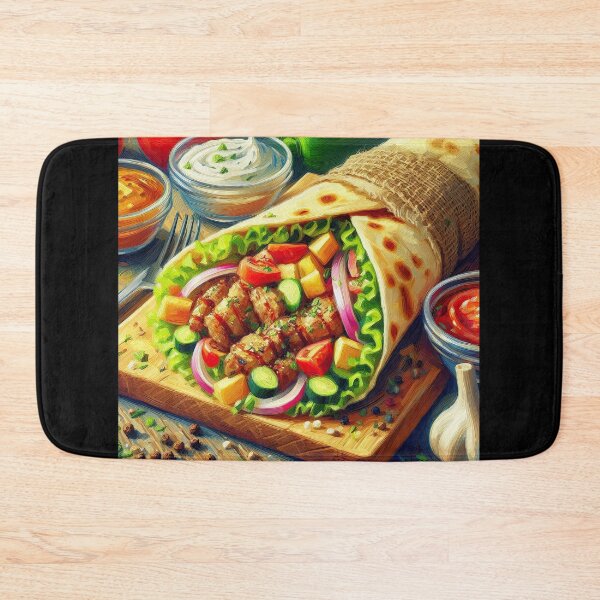Item preview, Shawarma Impressionism Art Style designed and sold by artofuniverse.