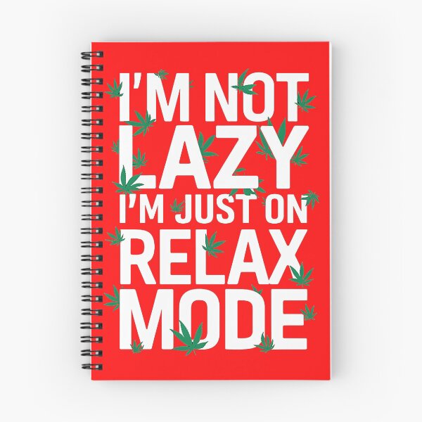 Item preview, I'm Not Lazy Just On Relax Mode - Red designed and sold by JLEmporium.